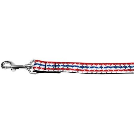 UNCONDITIONAL LOVE Stars in Stripes Nylon Dog Leash 6 Foot UN764816